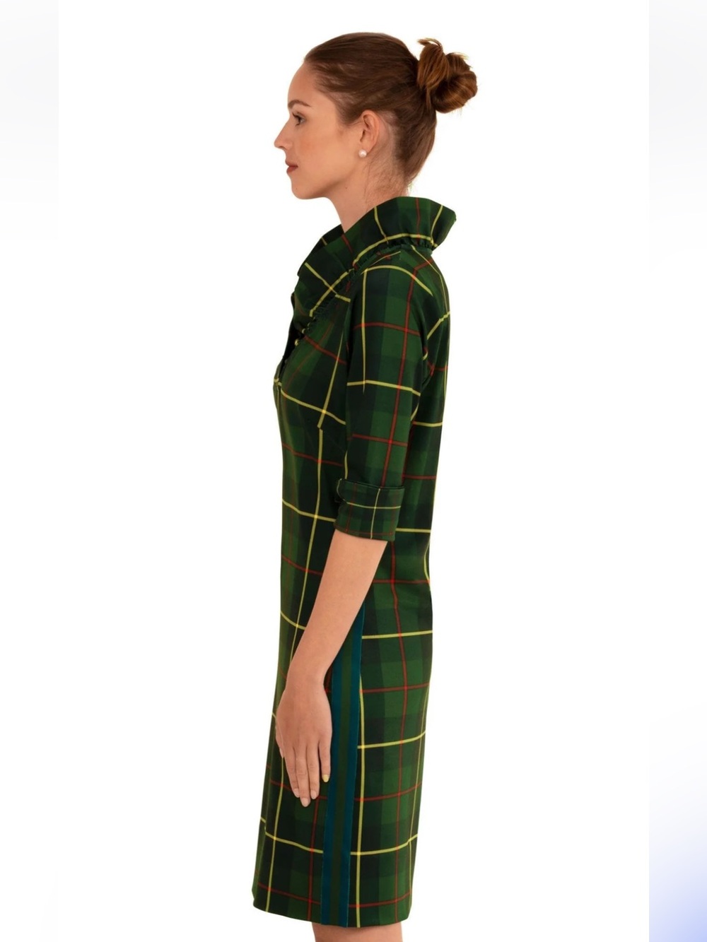 Gretchen Scott Designs Ruffle Neck Dress in plainly Cooper-worn twice.retail 219 - Picture 2 of 8